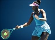 Mboko in action at the Miami Open Presented by Itau 2025 - Day 4 - Source: Getty